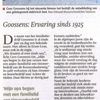 Goossens keukens in de krant